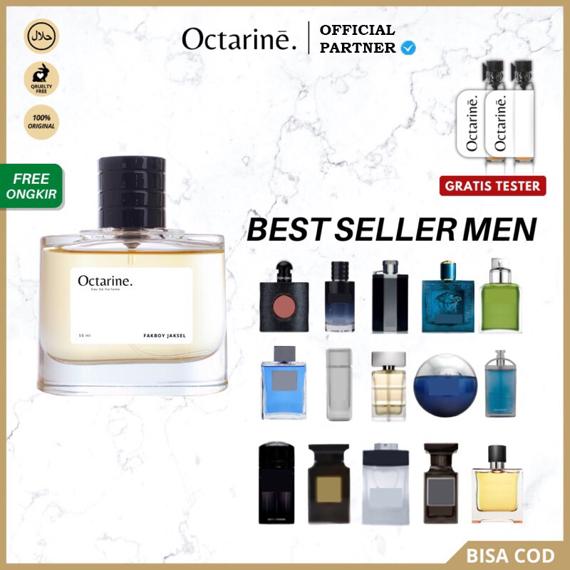 Jual Octarine Parfum Pria Tahan Lama Aroma Fresh Maskulin Best Seller Men Eau De Parfume