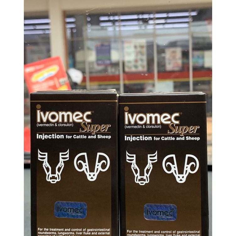 Jual ART R25V ivomec super injection 5 ml obat cacing kutu ivermectin ...