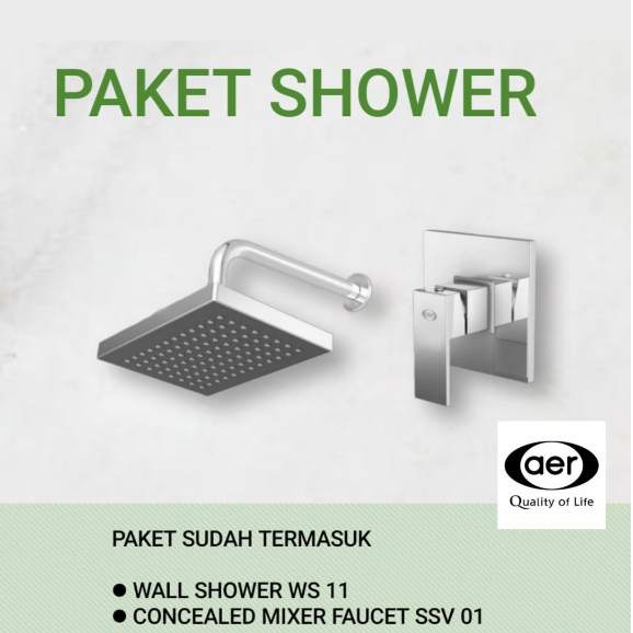 Jual Aer Bundling Kran Tanam Shower Panas Dingin Ssv Wall Shower Ws Shower Dinding