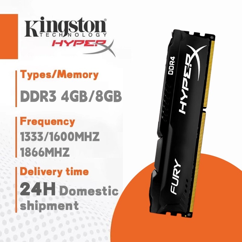 Jual (100% baru )Dektop RAM DDR3 4GB 8GB Kingston Hyperx Desktop RAM ...