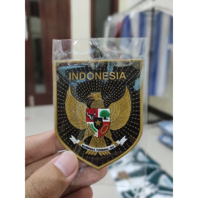 Jual Logo Timnas Indonesia Rubber 3d hitam | Shopee Indonesia