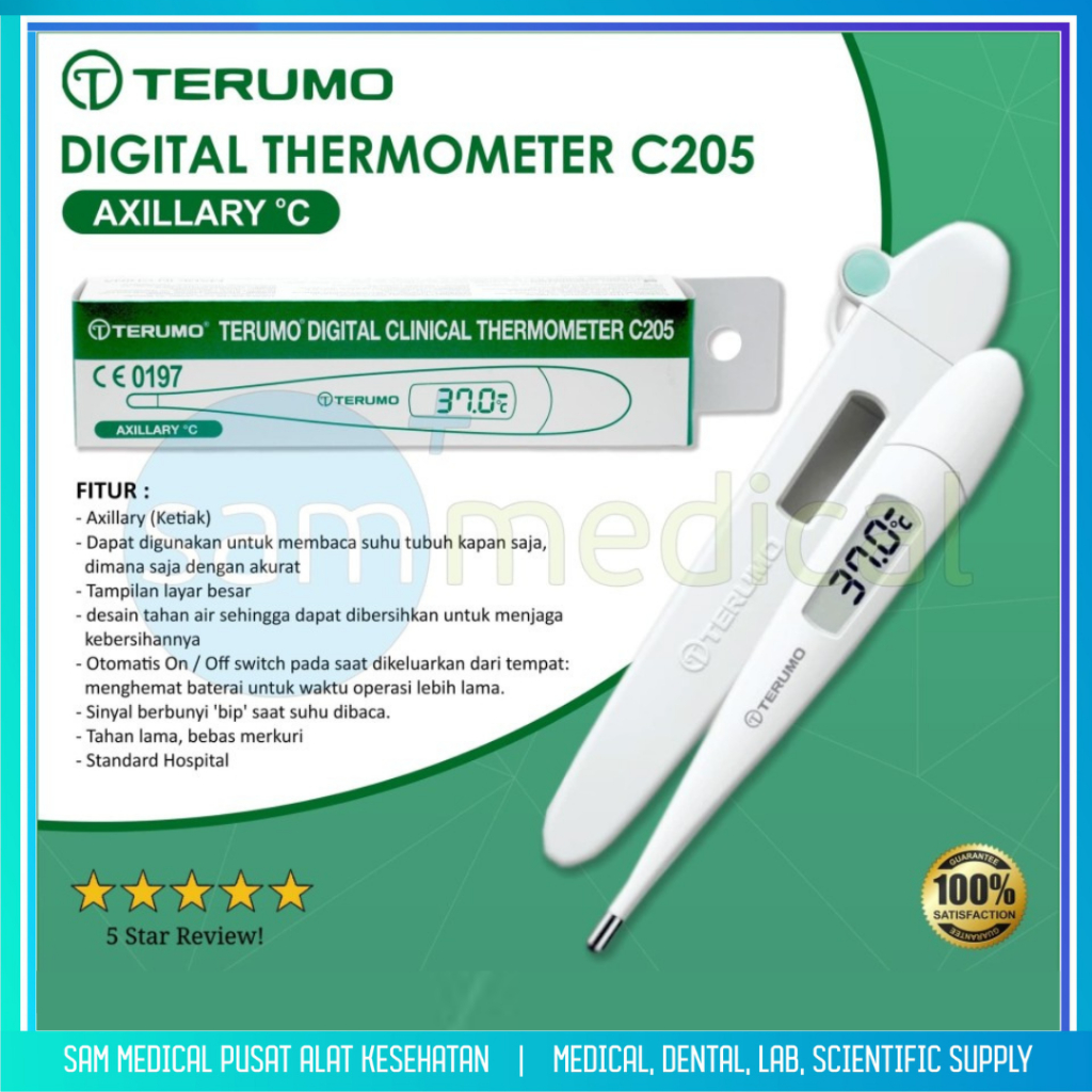 Jual Terumo Termometer Digital / Thermometer C205 / Termometer ketiak