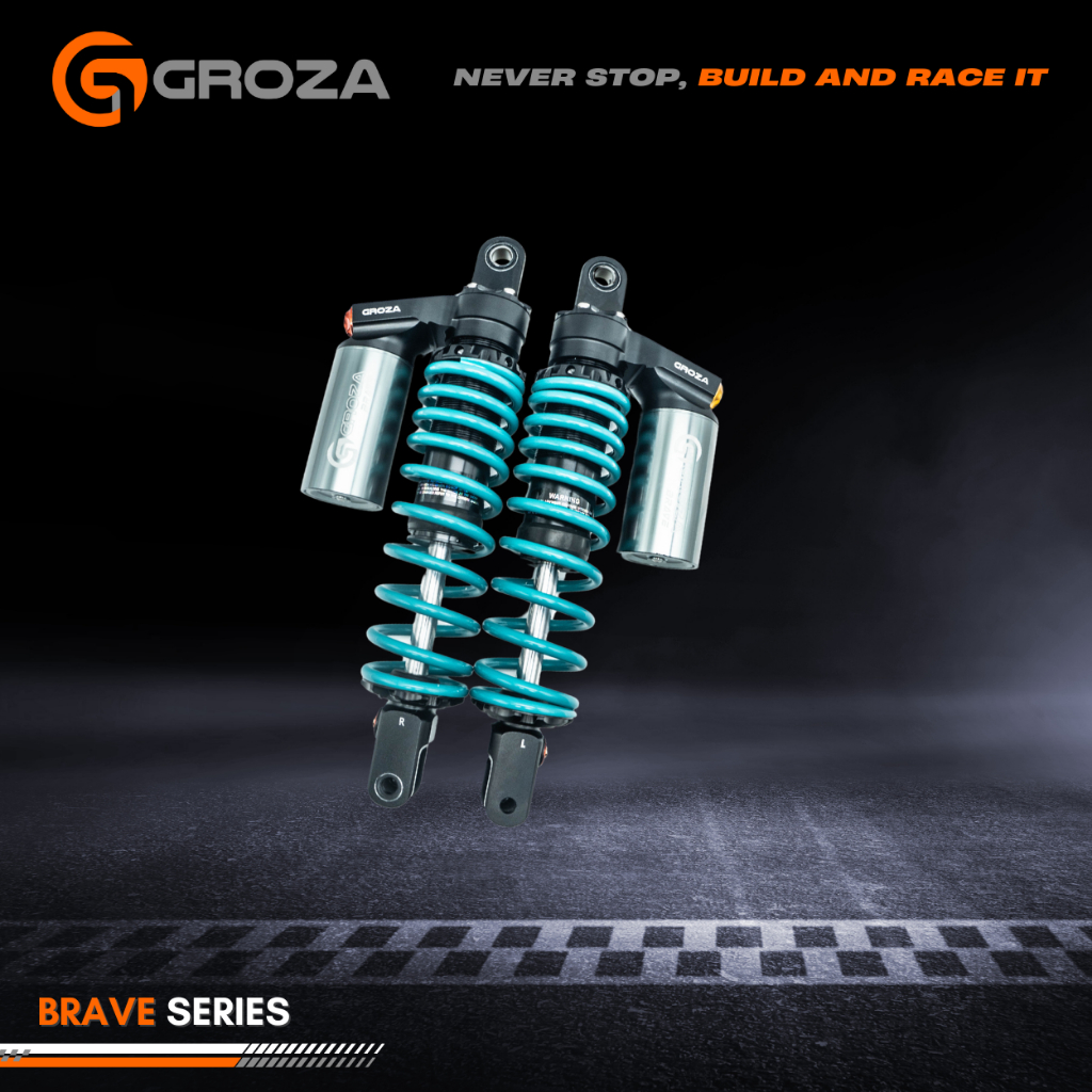 Jual GROZA - BRAVE SERIES 305MM Double Shock | Shockbreaker Tabung Atas ...
