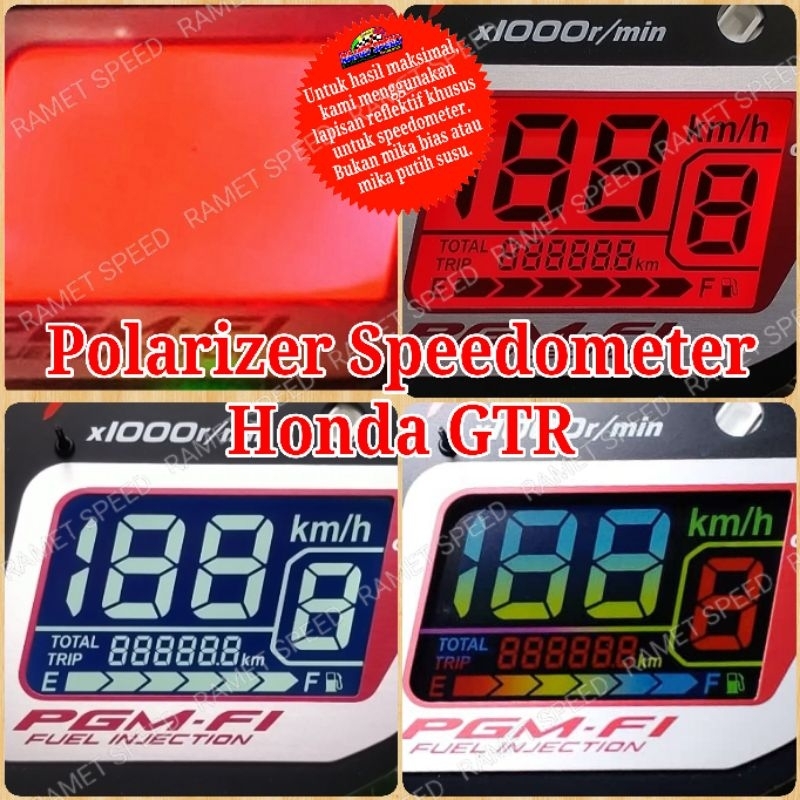 Jual Polarizer speedometer Honda Supra GTR150 polaris speedometer honda ...