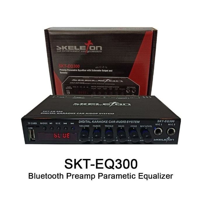 Jual Preamp Parametric Equalizer Karaoke Mobil SKT EQ300 Bluetooth
