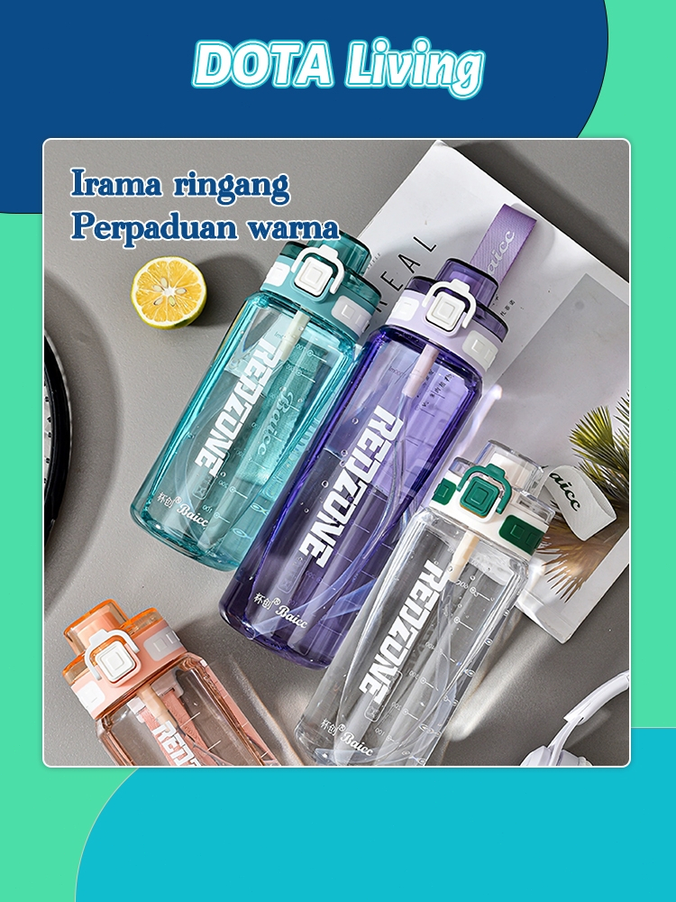 Jual DOTA Living BOTOL MINUM 1000ML RELAX BOTOL OLAHRAGA KANTOR SEKOLAH ...