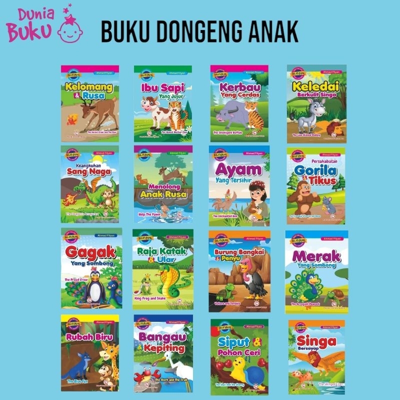 Jual Buku Dongeng Anak - Buku Cerita Anak Bergambar Bilingual Best ...