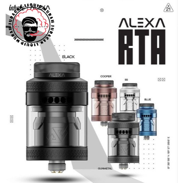 Jual Alexa RTA 24mm Single Coil Atomizer Authentic by Alexa x Inhale ...