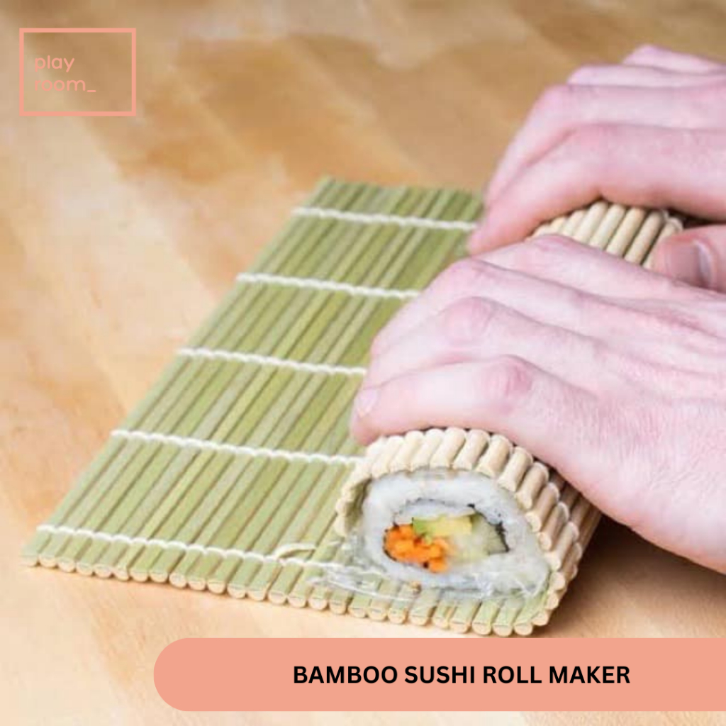 Jual Bamboo Sushi Roller Bambu Penggulung Sushi Maker Yellow Rolling ...