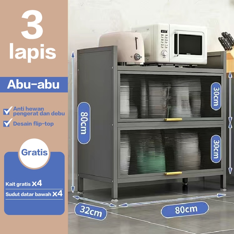 Rak dapur , rak penyimpanan, lemari dapur