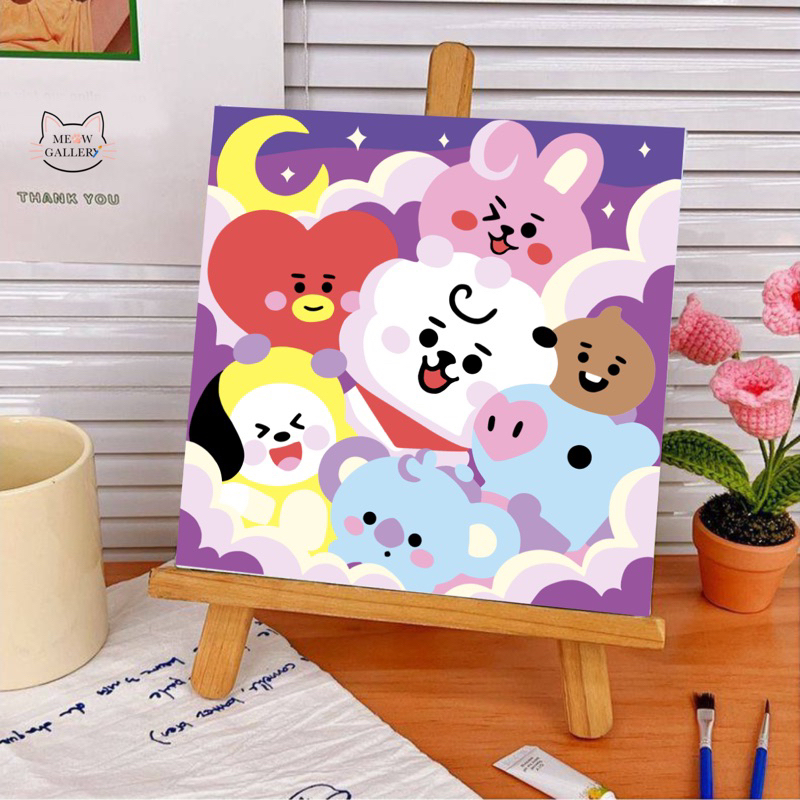Jual Paint By Numbers 20x20cm - Painting KIT - Painting DIY 20x20cm ...