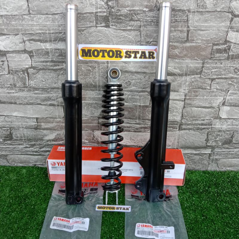 Jual Shock Depan Set+Shockbreaker Belakang Mio Lama/Old Mio Sporty 2003 ...
