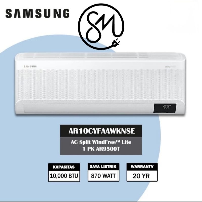 Jual Ac Samsung Pk Windfree Lite Digital Inverter Ar Cyfaawknse Wind Free Cyfaa Shopee