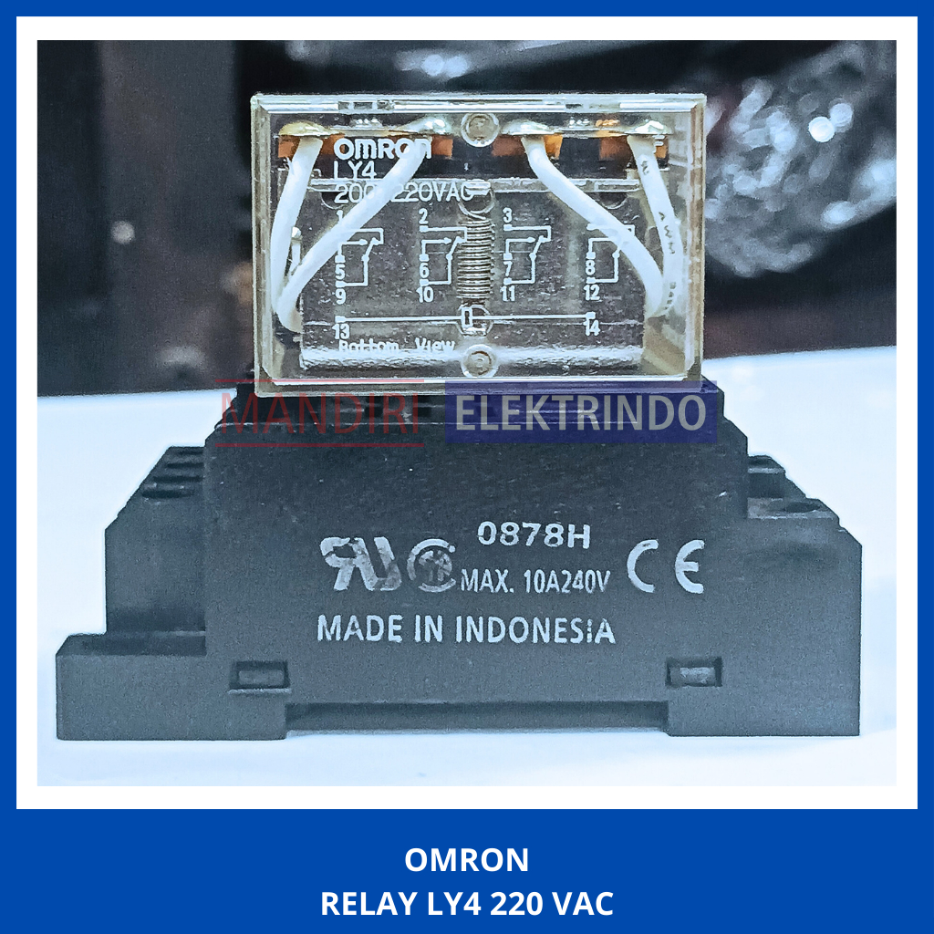 Jual RELAY OMRON LY4 220 VAC | Shopee Indonesia