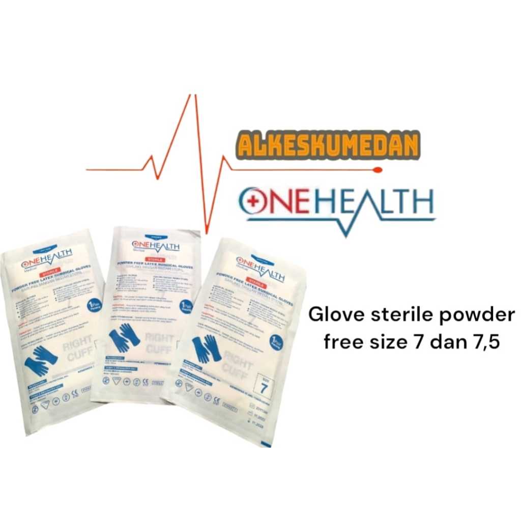 Jual SARUNG TANGAN STERILE POWDER FREE SIZE 6 , 6,5 , 7 , 7,5 DAN 8 ...