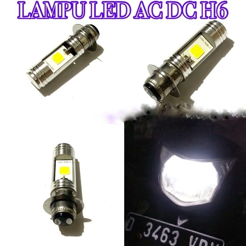 Jual PROMO LAMPU AC Dc Lampu LED Utama Depan 2Led Motor Bebek ACDC dan ...