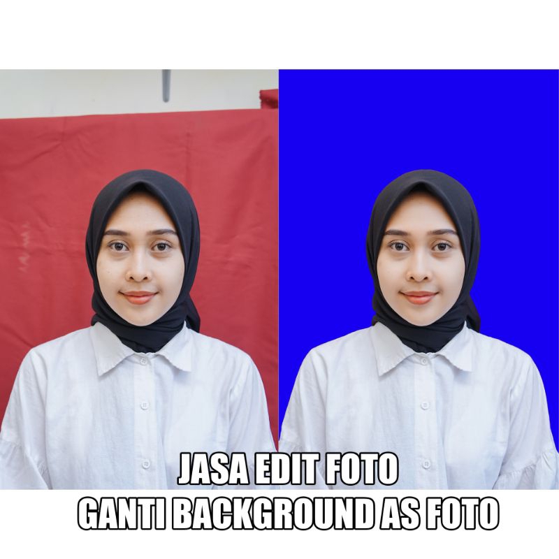 Jual Jasa edit foto Ganti Background Pas Foto | Shopee Indonesia