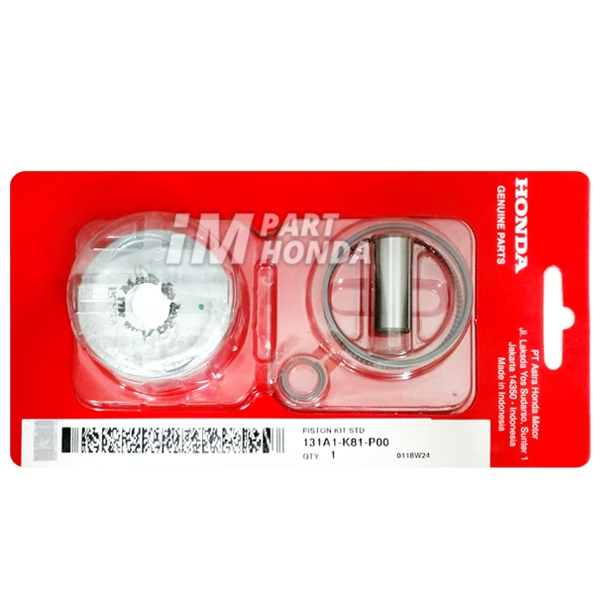 Jual 131A1K81P00 Piston Kit Seher Ring Pen Beat Pop Eco Street Scoopy