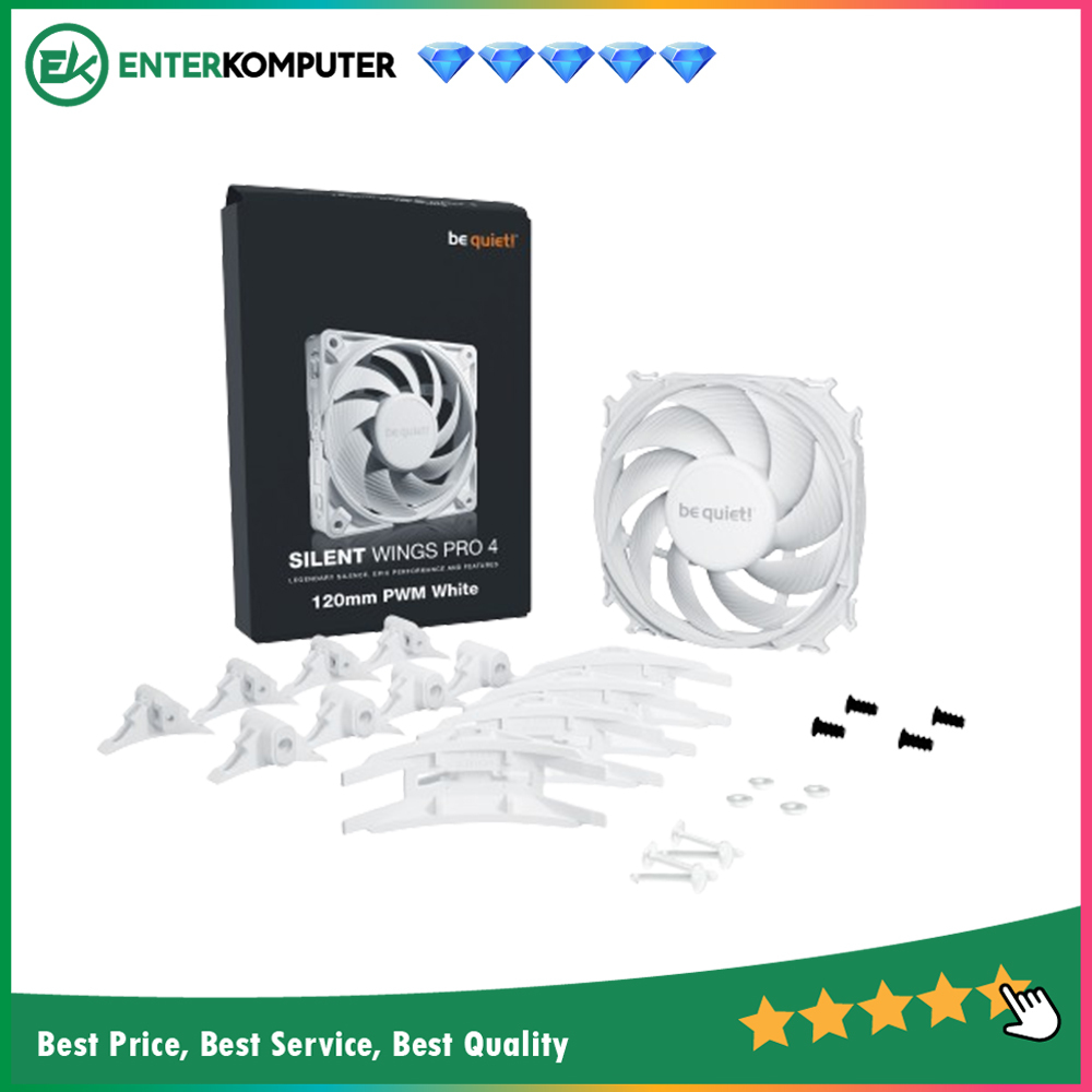 Jual be quiet! Silent Wings PRO 4 White Version - 120mm PWM - Legendary ...