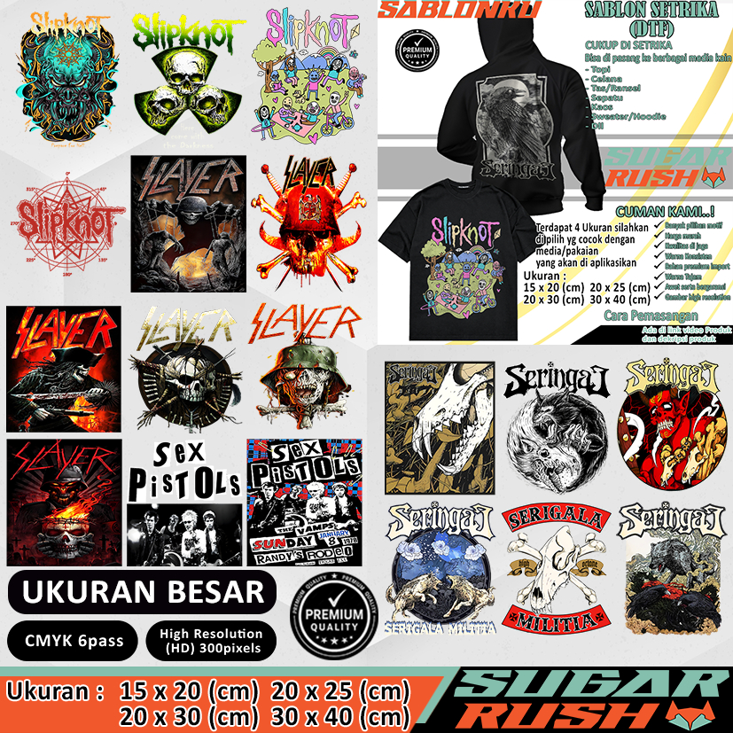 Jual Sablons etrika satuan sablon custom ukuran besar Part 2 sablon ...