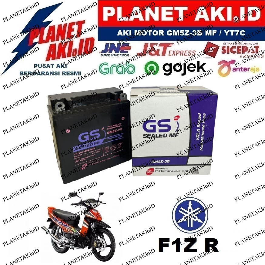 Jual Aki Motor Yamaha FIZR F1Z R F1ZR GM5Z3B Accu Kering MF | Shopee