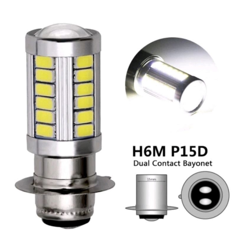 COD LAMPU DEPAN LED 33 MATA H6 MATIC BEBEK UNIVERSAL BEAT MIO VARIO 125 150 LEXI SUPRA REVO