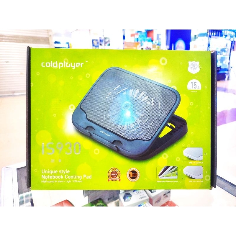 Jual Cooling Pad Notebook Coldplayer IS930 Standing Sillent Big Fan ...
