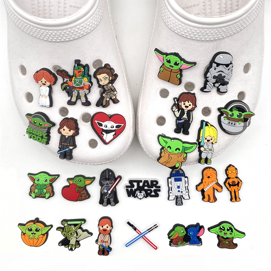 Jual Jibbitz Crocs Charms Star Wars DIY Aksesoris Sepatu Sandal DD31 Shopee Indonesia