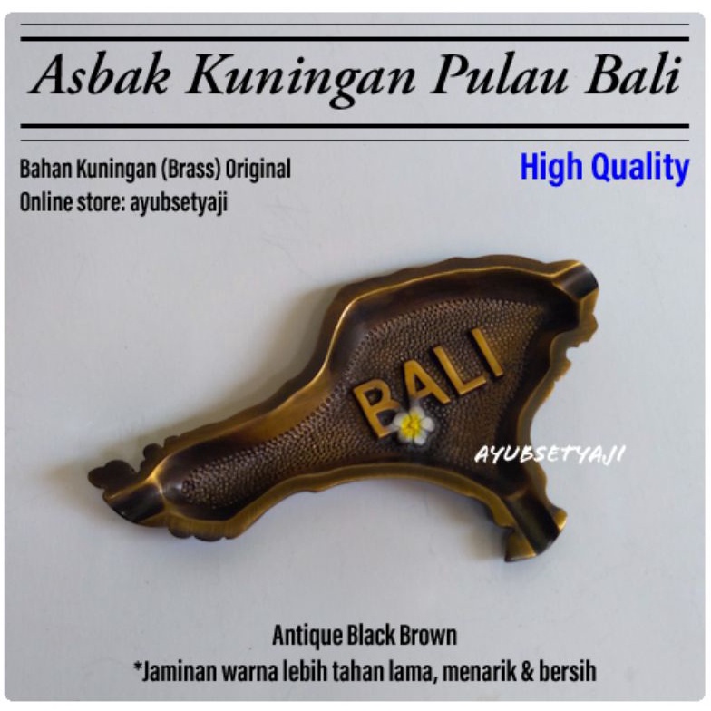 Jual Nyaman Asbak Pulau Bali Kuningan Hitam Antik Asbak Hotel Pulau 