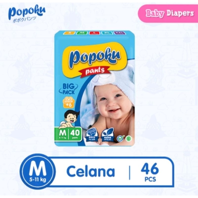Jual Popoku Baby Pants M46,L42,XL38,XXL34 | Shopee Indonesia