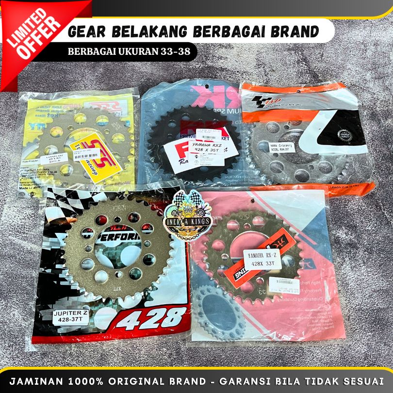 Jual Gir Gear Belakang ALL BRAND ORIGINAL LVD SSS RK TK RACING TDR