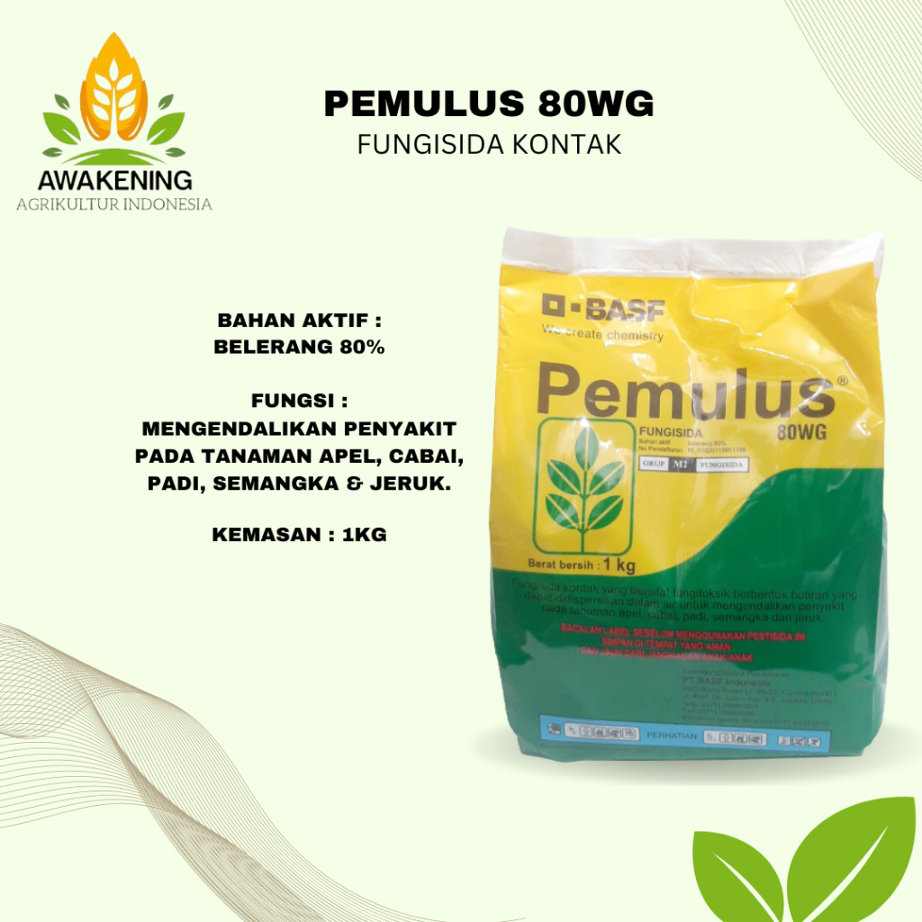 Jual PEMULUS 80WG 1KG FUNGISIDA KONTAK | Shopee Indonesia