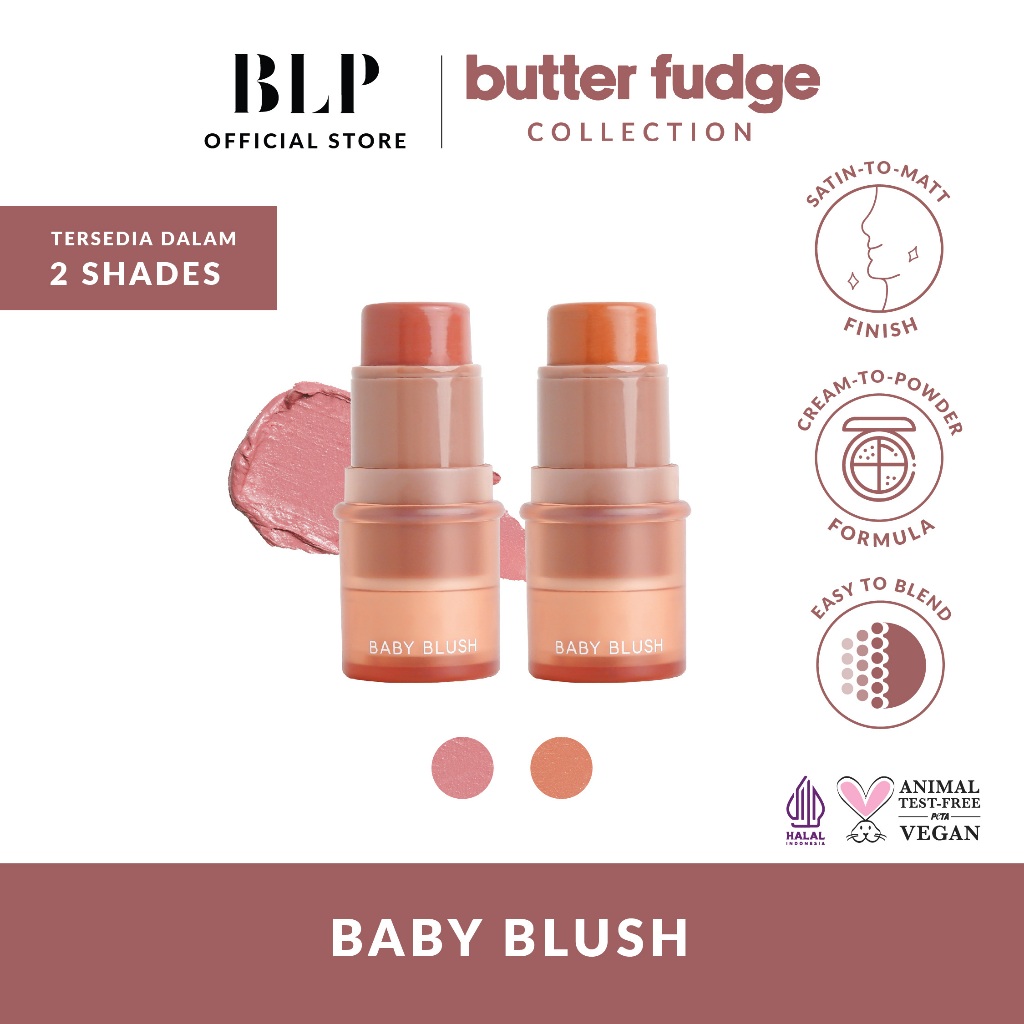 Jual Blp - Baby Blush - 4.5gr - Blush On - Butter Fudge Collection 