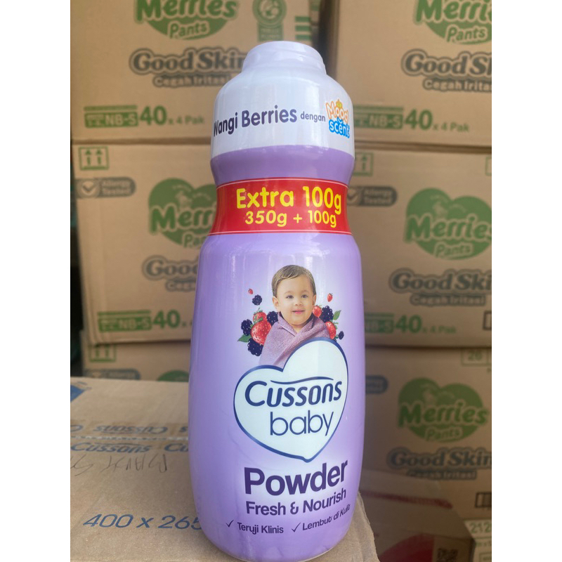 Jual Cussons Baby Powder / Bedak Tabur Bayi Cusson 350g Extra 100g ...