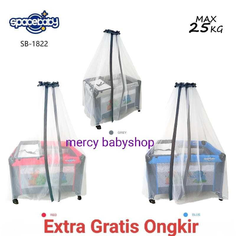 Jual Spacebaby box tempat tidur ranjang bayi SB-1822 | box bayi ...