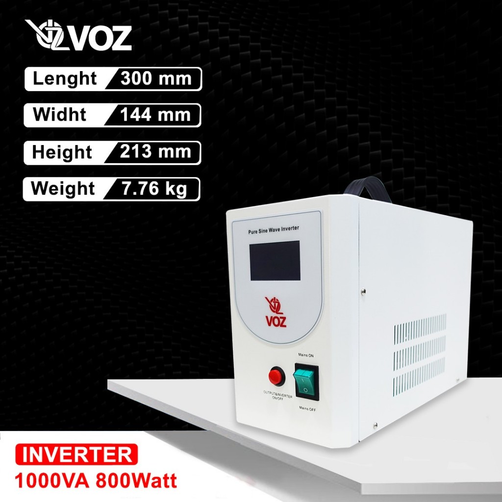 Jual Inverter Pure Sine Wave 1000 va 12V / Inverter 1000va 12V Psw Voz ...