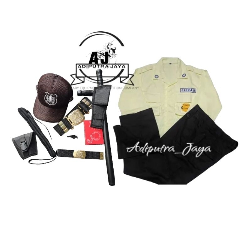 Jual Perlengkapan seragam PDL SECURITY lengkapsatu set kelengkapan