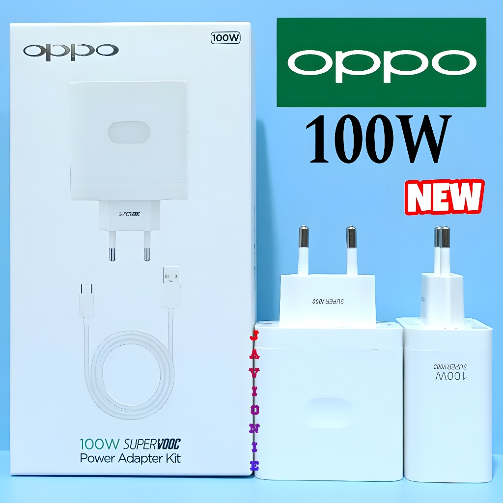 Jual Charger Casan Cas OPPO 100 Watt TYPE C Fast Charging Super VOOC