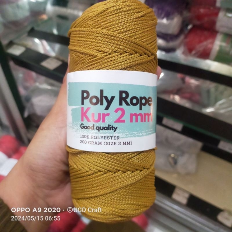 Jual Benang Rajut Poly Rope 2mm (200 gram) | Shopee Indonesia