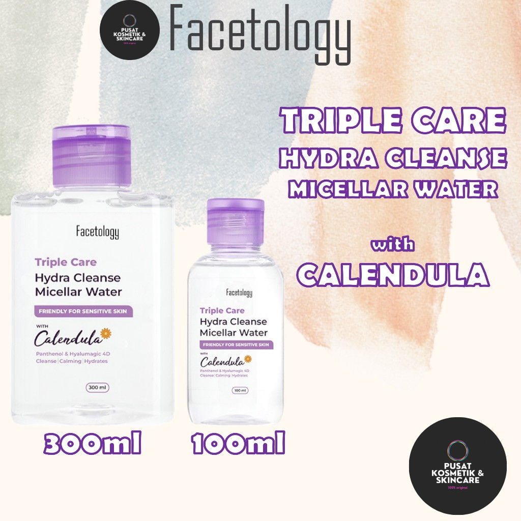 Jual New ! Facetology Triple Care Hydra Cleanse Micellar Water | Netto ...