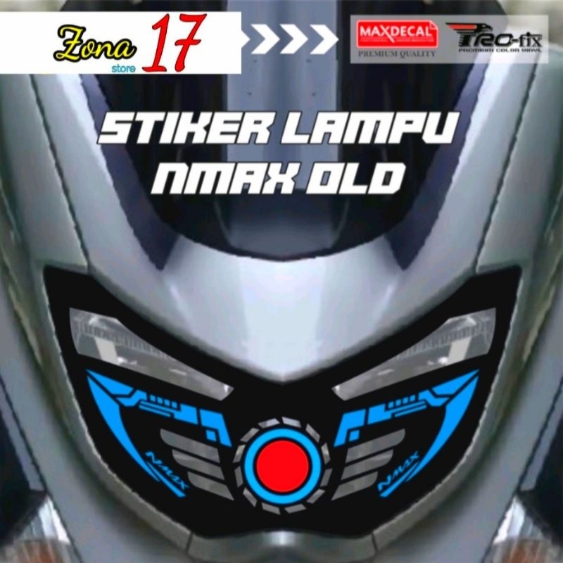 Jual stiker lampu NMAX old sticker cutting lampu NMAX old | Shopee ...