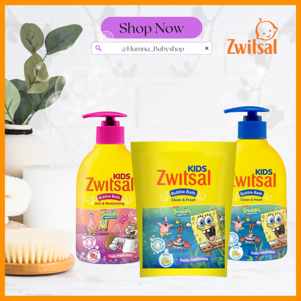 Jual Zwitsal Kids Bubble Bath 2 Varian | Shopee Indonesia