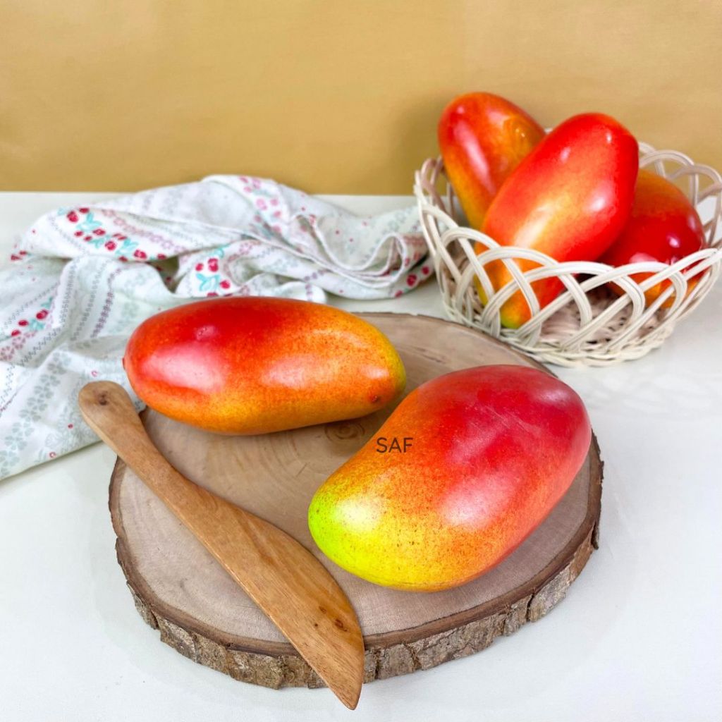 Jual SAF Mangga Merah Buah Artificial Palsu - Fake Mango Props Foto ...