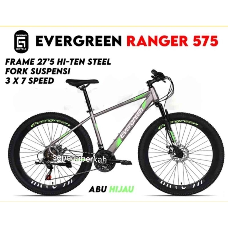 Jual sepeda gunung sepeda mtb 27,5 Evergreen ranger 575 | Shopee Indonesia