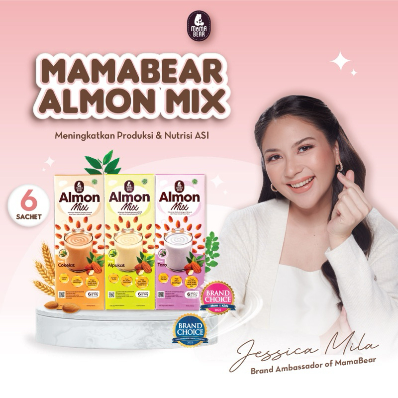 Jual MamaBear Almon Mix Minuman Serbuk Almon Asi Booster Pelancar Asi ...