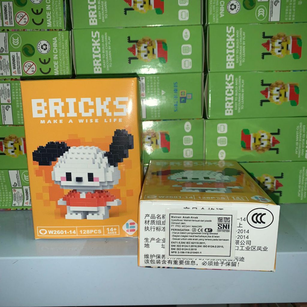 Jual CLAIYDREAM Bricks Mini Building Block Nano Block Model Karakter ...