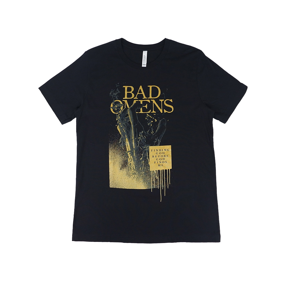 Eledvb Vintage Moth Bad Omens Funny T-Shirt (Black,XS