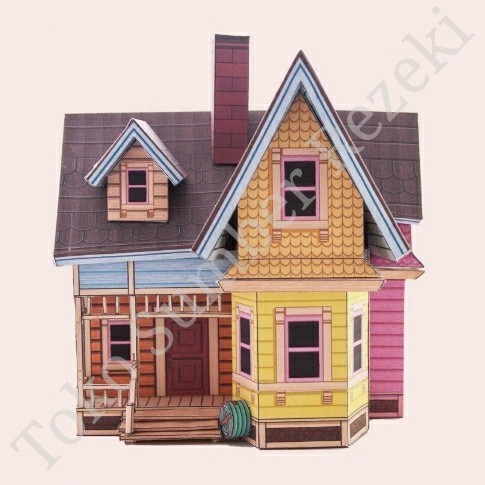 Jual Carl House DIY Papercraft Rumah Paper Craft Building Gedung ...