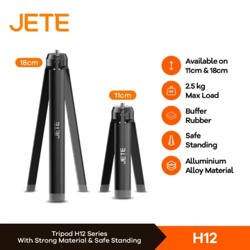 Mini Tripod For Action Camera I Gimbal Stabilizer JETE H12 H12B