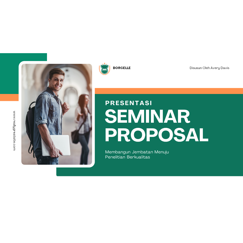 Jual Sempro Hijau Profesional Powerpoint - Template Proposal Seminar ...